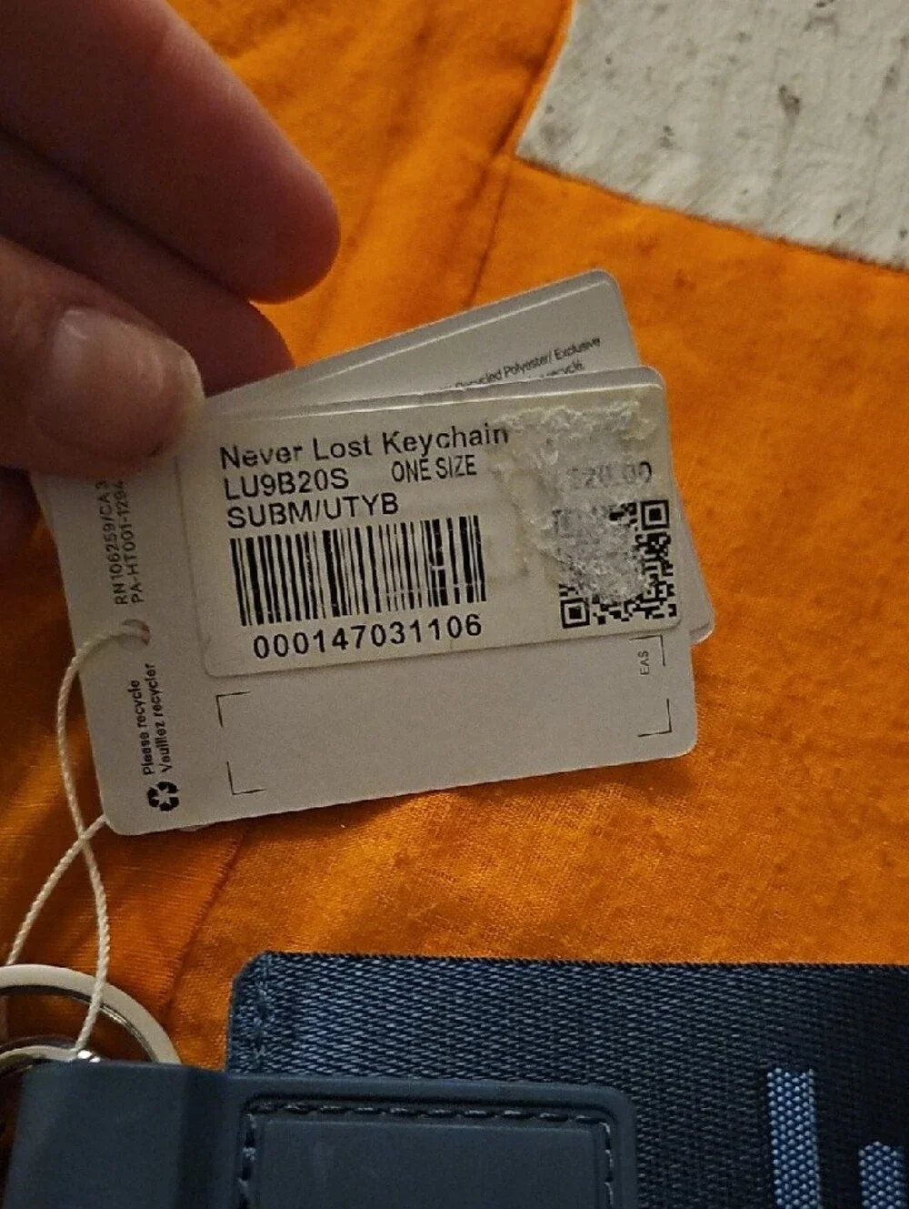 Lululemon Never Lost Keychain!! Gorgeous Nwts!!SUBM/UTYB!!